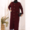 Patterned Knitwear Cardigan 18207 Stone - Image 6