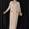 Patterned Knitwear Cardigan 18207 Stone 14 desenli triko hirka 18207 tas triko hirka bym fashion 58819 11 B