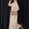 Patterned Knitwear Cardigan 18207 Stone - Image 3