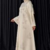 Supreme Turkey Abaya|Buttoned Glitter Floral Knit Cardigan|18310 - Image 3