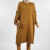 Ruffle Sleeve Knit Tunic 18305 Black - Image 8