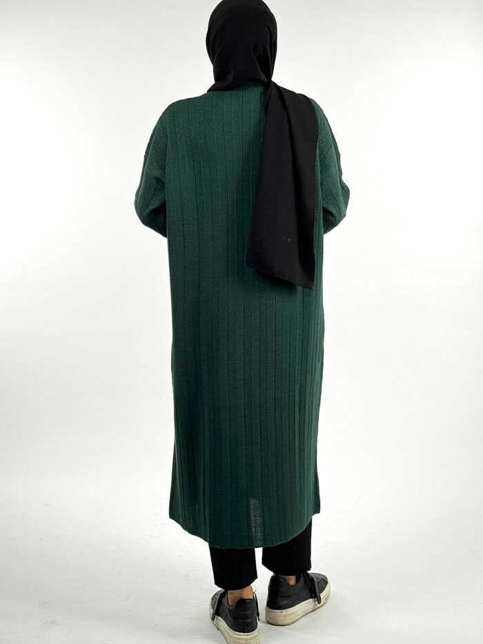 Alternative view of Corduroy Knit Tunic 18302 Emerald