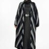 geometrik desenli simli hirka 18328 siyah gumus triko hirka bym fashion 59402 11 B