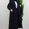 Henna Quilted Coat Claret Red - Image 8