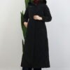 Henna Quilted Coat Claret Red - Image 9