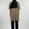 Pearl Detailed Knit Tunic 18309 Mink - Image 2