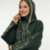 ⚡ Open Abaya Set|Hooded Glitter Cardigan|18307 - Image 4