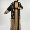 Premium Open Abaya Pattern|Snowflake Knit Cardigan|18166 - Image 6
