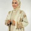 Ultimate Long Knit Cardigan|Snowflake Patterned Full-Length Knitwear|18166 - Image 4