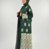 Premium Open Abaya Pattern|Snowflake Knit Cardigan|18166 - Image 3