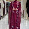 Luxurious Evening Dresses Plus Size Cape Sleeve Gown|3958 22 evening dresses plus size