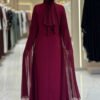 Luxurious Evening Dresses Plus Size Cape Sleeve Gown|3958 9 Luxurious Evening Dresses Plus Size Cape Sleeve Gown|3958 - Image 2