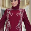 Luxurious Evening Dresses Plus Size Cape Sleeve Gown|3958 11 Luxurious Evening Dresses Plus Size Cape Sleeve Gown|3958 - Image 4
