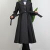 Pleated Detail Coat Cream - Image 7