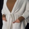 Ultimate Pocket Poncho|Chic Glitter-Detail Winter Layer|18332 - Image 4