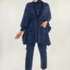 Ultimate Pocket Poncho|Chic Glitter-Detail Winter Layer|18332 - Image 7