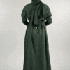 Glittery Knit Dress 18315 Emerald - Image 6