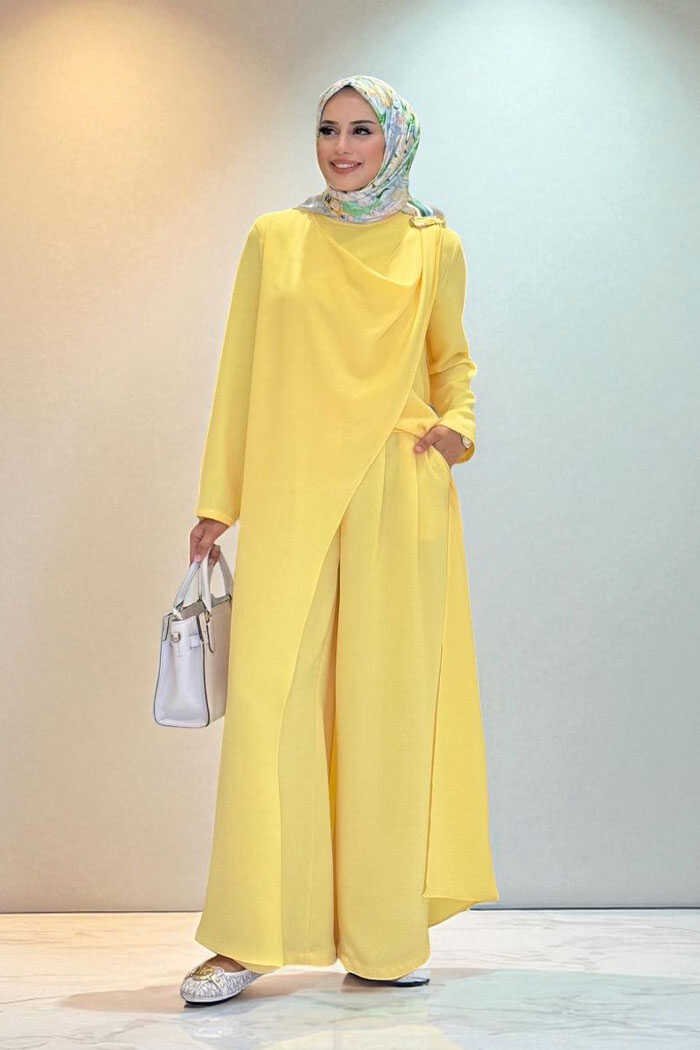 trouser suits for mother of the bride| 8698 - 44 , Yellow
