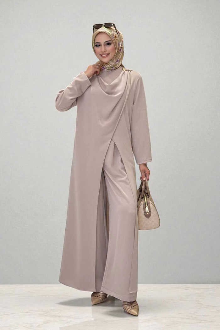 trouser suits for mother of the bride| 8698 - 48 , Mink