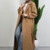 Long 6-Button Coat, Milk Coffee - Image 2