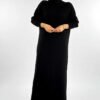 Half Turtleneck Dress 18300 Emerald - Image 7