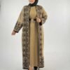 yirtmacli desenli uzun triko hirka 18317 taba triko hirka bym fashion 59190 11 B 3