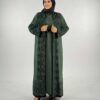 Green Open Abayas