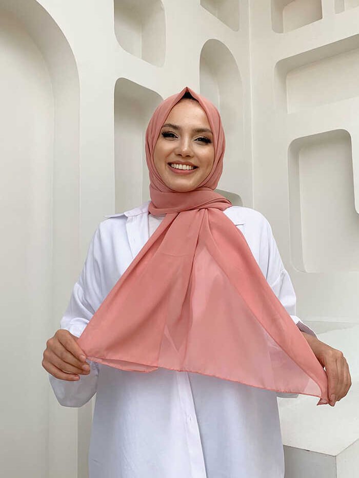2019 Chiffon Scarf Light Powder Pink