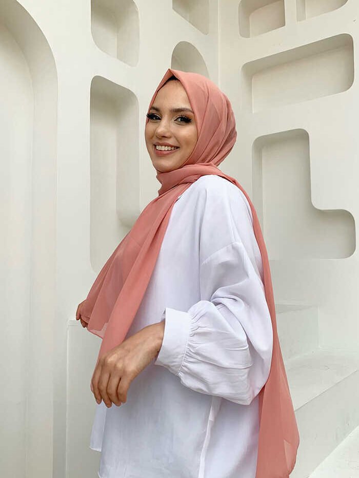 Alternative view of 2019 Chiffon Scarf Light Powder Pink