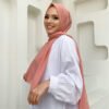 2019 Chiffon Scarf Light Powder Pink - Image 4