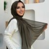 2019 Chiffon Scarf Light Powder Pink - Image 10