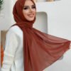 2019 Chiffon Scarf Light Powder Pink - Image 14