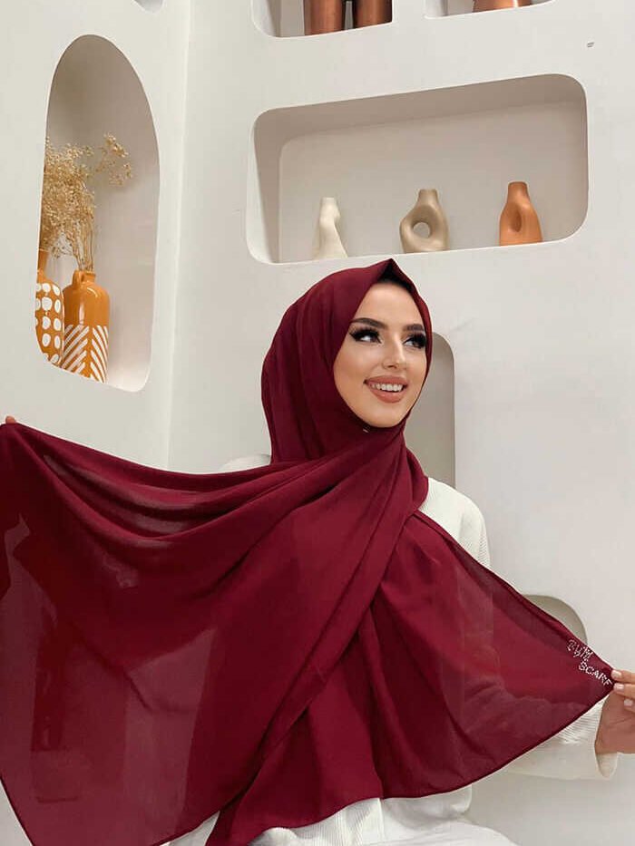 2025 Cwin Shawl Burgundy