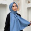 2051 Cotton Jazz Scarf Baby Blue