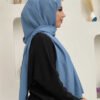 2051 Cotton Jazz Scarf Baby Blue - Image 6