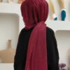 2060 Glitter Scarf Burgundy - Image 3
