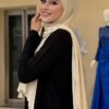 Cotton Scarf 2069 Beige - Image 2