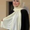 Cotton Scarf 2069 Beige - Image 11