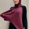 2070 Cotton Bamboo Shawl Orange - Image 4