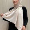2070 Cotton Bamboo Shawl Orange - Image 13