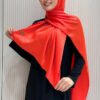 2070 Cotton Bamboo Shawl Orange 47 2070 Cotton Bamboo Shawl Orange - Image 18