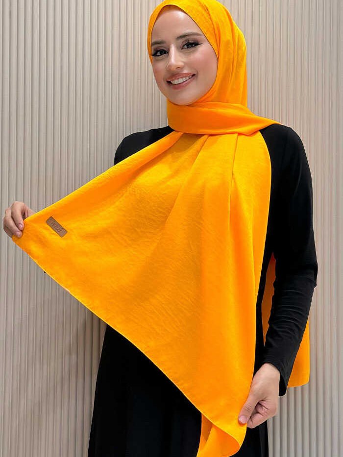 2070 Cotton Bamboo Shawl Orange