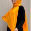 2070 Cotton Bamboo Shawl Orange - Image 2