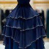Stone Detail Soufflé 6030 Navy Blue - Image 2