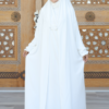 Self-Veiled Soufflé Jilbab 6032 Navy Blue - Image 8