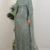 Embellished Evening Dress Navy Blue - Image 12