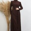 Tulle Evening Dress Navy Blue - Image 6