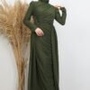 Tulle Evening Dress Navy Blue - Image 7