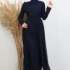 Tulle Evening Dress Navy Blue - Image 2