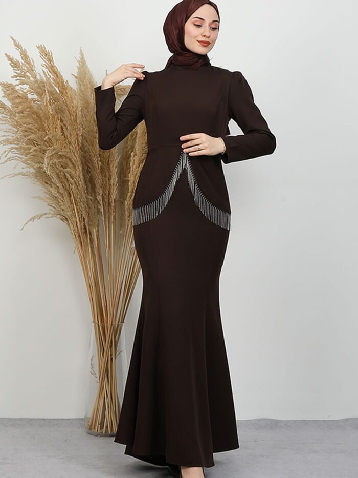 Alternative view of Dress Dark Coffee